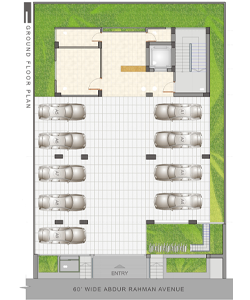 Ground Floor Plan of Asma