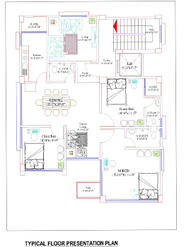 Typical Floor Plan of Sunbeam Apartment